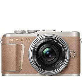 【中古】 OLYMPUS オリンパス ミラーレス一眼カメラ PEN E-PL10 14-42mm EZレンズキット ブラウン