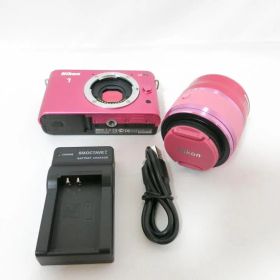 Nikon 1 J2 ミラーレス1眼レフ ニコン レンズ付 ピンク