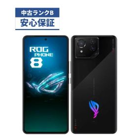 【中古】【良品】 ROG Phone 8 ASUS_AI2401_D ブラック SIMフリー SIMFREE 【安心30日保証】 本体 白ロム CCコネクト