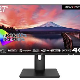 【エントリーで最大全額ポイント還元｜8/11まで】 JAPANNEXT｜ジャパンネクスト USB-C対応 PCモニター JN-IPS273UHDR-C65W [27型 /4K(3840×2160） /ワイド /60Hz]