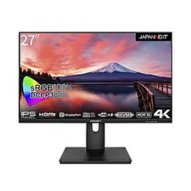 JAPANNEXT USB-C対応 PCモニター JN-IPS273UHDR-C65W ［27型 /4K(3840×2160） /ワイド］ JN-IPS273UHDR-C65W