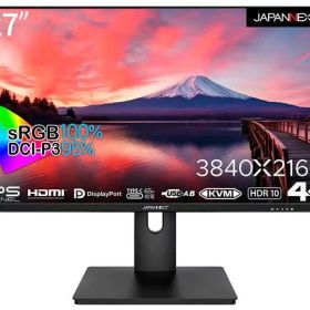 JAPANNEXT ジャパンネクスト 4K対応 27型液晶ディスプレイ/DP×1、HDMI×1、Type-C×1/ブラック/2年保証 JN-IPS273UHDR-C65W 単品購入のみ可（同一商品であれば複数購入可） クレジットカード 代金引換決済のみ