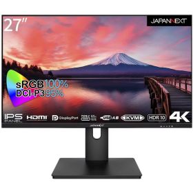 JN-IPS273UHDR-C65W JAPANNEXT [液晶ディスプレイ ワイド 27型]