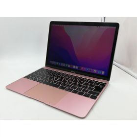 【中古】Apple MacBook 12インチ CoreM:1.2GHz 512GB ローズゴールド MMGM2J/A (Early 2016)【千葉】保証期間1ヶ月【ランクC】