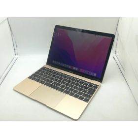 【中古】Apple MacBook 12インチ CTO (Early 2016) ゴールド Core m3 (1.1G)/8G/256G(SSD)/intel HD 515【OSU301】保証期間1ヶ月【ランクC】