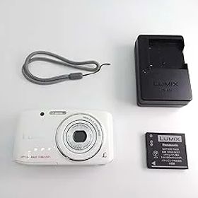 【中古】【良い】パナソニック デジタルカメラ ルミックス S2 光学4倍 ホワイト DMC-S2-W