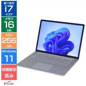 【Cランク 訳あり】Microsoft Surface Laptop 4 1979 第11世代 Core i7-1185G7 メモリ16GB SSD 256GB NVMe Windows11 Pro 15インチ タッチパネル 顔認証 Wi-Fi6 サーフェス A4型 中古ノートパソコン