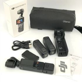 【中古】 DJI ディージェイアイ OSMO POCKET3 OP9923 クリエイターコンボ Vlog撮影 ビデオカメラ ★TA360