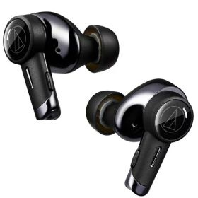 オーディオテクニカ ATH-TWX9MK2 BK(E) ノイズキャンセリング ワイヤレスイヤホン Bluetooth 完全ワイヤレス マイク付 最大約18.5時間再生 ワイヤレス充電対応 マルチポイント 深紫外線除菌シス…