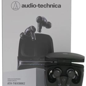 【audio-technica】オーディオテクニカ『ワイヤレスヘッドホン / ノイズキャンセリング / ブラック』ATH-TWX9MK2 BK 2025年7月発売 音響機器 1週間保証【中古】