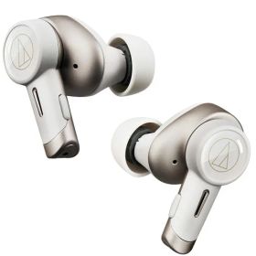 オーディオテクニカ ATH-TWX9MK2 WH(E) ノイズキャンセリング ワイヤレスイヤホン Bluetooth 完全ワイヤレス マイク付 最大約18.5時間再生 ワイヤレス充電対応 マルチポイント 深紫外線除菌シス…