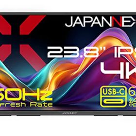JAPANNEXT JN-MD-IPS238U-C6 液晶ディスプレイ 23.8型/ 3840×2160/ HDMI×1、USB-C×2/ ブラック/ スピーカー有/ 2年保証