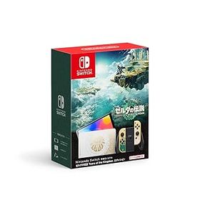 【中古】(非常に良い)Nintendo Switch(有機ELモデル) ゼルダの伝説 ティアーズ オブ ザ キングダムエディション
