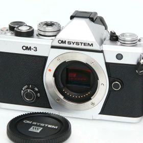【中古】【美品】OM SYSTEM OM SYSTEM OM-3 ボディ CA01-R6252-2P2B OMSYSTEM ミラーレス マイクロフォーサーズマウント 手ブレ補正 4K対応