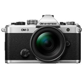 【20,000円キャッシュバック対象商品 9月13日まで】 OM SYSTEM オーエムシステム OM-3 12-45mm F4.0 PRO レンズキット シルバー