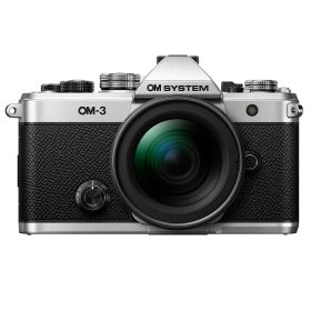 【20,000円キャッシュバック対象商品 9月13日まで】 OM SYSTEM オーエムシステム OM-3 12-45mm F4.0 PRO レンズキット シルバー