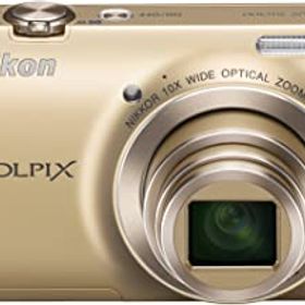 【中古】【39shop】Nikon★デジタルカメラ COOLPIX (クールピクス) S6300 エレガントゴールド S6300GL（良い）