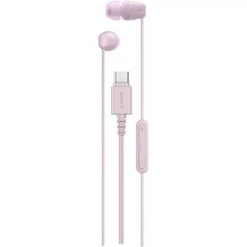ソニー IER-EX15C P カナル型イヤホン USB type-C接続 5mmドライバー搭載 リモコン付 ピンク
