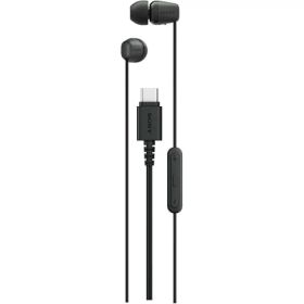 ソニー(SONY) IER-EX15C BZ ブラック/タイプc/イヤホン/Type-C/イヤホン/有線/バランスの良い音質/小型/リモコン操作