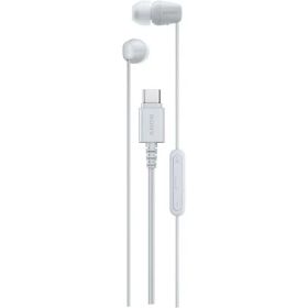 ソニー IER-EX15C W カナル型イヤホン USB type-C接続 5mmドライバー搭載 リモコン付 ホワイト