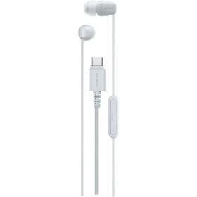 ソニー IER-EX15C W カナル型イヤホン USB type-C接続 5mmドライバー搭載 リモコン付 ホワイト