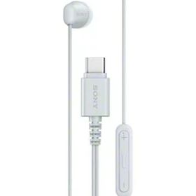 Sony IER-EX15C/W 密閉型ステレオヘッドホン（入力プラグ USB Type-C） ホワイト