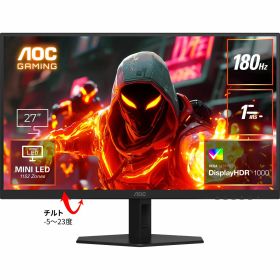 AOC ゲーミングディスプレイ 27型/2560×1440/ブラック Q27G40XMN/11