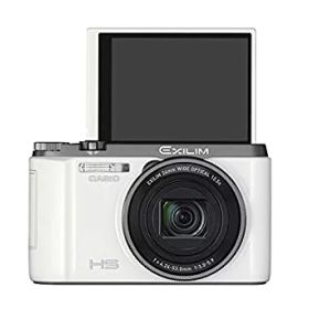 【中古】 CASIO カシオ デジタルカメラ EXILIM EXZR1100WE 自分撮りチルト液晶 1610万画素 光学12.5倍ズーム EX-ZR1100WE ホワイト