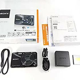 【中古】SONY デジタルカメラ Cyber-shot WX220 光学10倍 ブラック DSC-WX220-B 9jupf8b