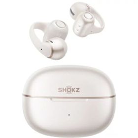 【長期保証付】Shokz(AfterShokz)(ショックス(アフターショックス)) OpenDots 2 パールホワイト 完全ワイヤレスイヤホン SKZ-EP-000070 イヤーカフ型 11.8mmドライバー Bluetooth対応