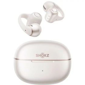 Shokz SKZ-EP-000070 OpenDots 2 イヤーカフ型 球面音響設計 11.8mmドライバー搭載 Bluetooth対応 Pearl White