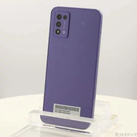 【中古】ZTE Libero 5G III 64GB パープル ZESBY1 Y!mobile SIMフリー 【276-ud】