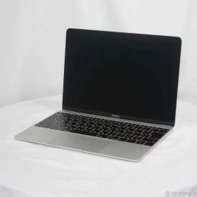 【中古】Apple(アップル) MacBook 12-inch Mid-2017 MNYH2J／A Core_m3 1.2GHz 8GB SSD256GB シルバー 〔10.15 Catalina〕 【258-ud】