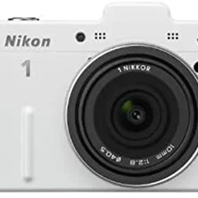 【中古】【39shop】Nikon★ミラーレス一眼カメラ Nikon 1 (ニコンワン) V1 (ブイワン) 薄型レンズキット ホワイトN1 V1ULK WH（良い）