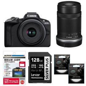 [新品]【お買い得セット】Canon キヤノン EOS R50 ダブルズームキット ブラック※初心者におすすめ!!※（キャンペーン対象商品）