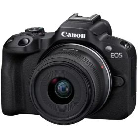 【エントリーで最大全額ポイント還元｜8/11まで】 CANON｜キヤノン EOS R50・18-45 IS STM レンズキット ミラーレス一眼カメラ ブラック [ズームレンズ]
