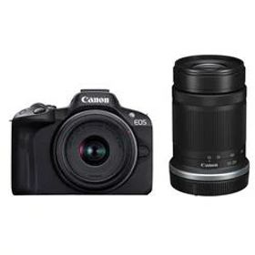 ★エントリーでポイント5倍★Canon EOS R50 ダブルズームキット ブラック ミラーレスカメラ キヤノン