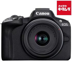 キヤノン EOS R50 RF-S18-45 IS STMレンズキット ブラック Canon ミラーレス一眼カメラ Wi-Fi搭載 入門 初心者 《納期約1ヶ月》