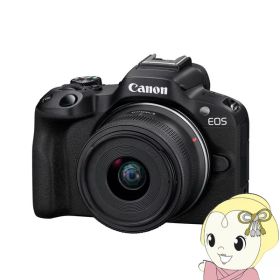 【8/5は期間限定クーポン発行】ミラーレスカメラ Canon キャノン EOS R50 RF-S18-45 IS STM レンズキット [ブラック]【KK9N0D18P】