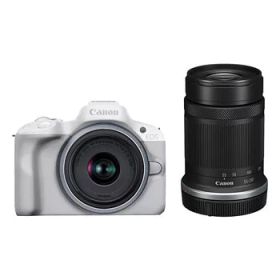 【新品】キヤノン EOS R50 ダブルズームキット ホワイト【1万円キャッシュバック】【選べる5年間延長保証対象(別料金)】