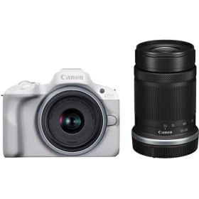 CANON キヤノン EOS R50 ダブルズームキット ホワイト APS-C ミラーレス一眼カメラ