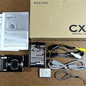 【中古】【39shop】RICOH★デジタルカメラ CX3 ブラック CX3BK（非常に良い）