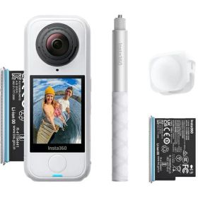 Insta360 アクションカメラ「Insta360 X4 Air」 スターターキット（アークティックホワイト） CINSAAFA-SE17 Insta360 X4 Air Starter Bundle