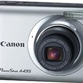 【中古】Canon デジタルカメラ PowerShot A495 シルバー PSA495(SL)