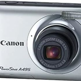 【中古】Canon デジタルカメラ PowerShot A495 シルバー PSA495(SL)