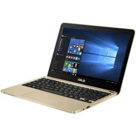 【中古】(非常に良い)ASUS 11.6型 ベーシックモバイルノートブック VivoBook ゴールド E200HA-8350G