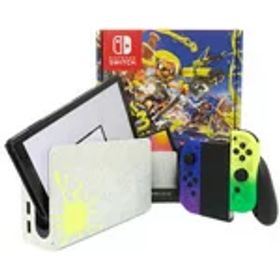 【Nintendo】ニンテンドー『Nintendo Switch 有機ELモデル スプラトゥーン3エディション』HEG-S-KCAAA ゲーム機本体 1週間保証【中古】