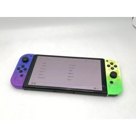 【中古】Nintendo Switch 本体 (有機ELモデル) HEG-S-KCAAA スプラトゥーン3エディション【ECセンター】保証期間1ヶ月【ランクB】