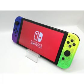 【中古】Nintendo Switch 本体 (有機ELモデル) HEG-S-KCAAA スプラトゥーン3エディション【OSU301】保証期間1ヶ月【ランクB】