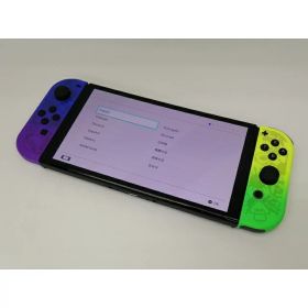 【中古】Nintendo Switch 本体 (有機ELモデル) HEG-S-KCAAA スプラトゥーン3エディション【川越クレアモール】保証期間1ヶ月【ランクB】